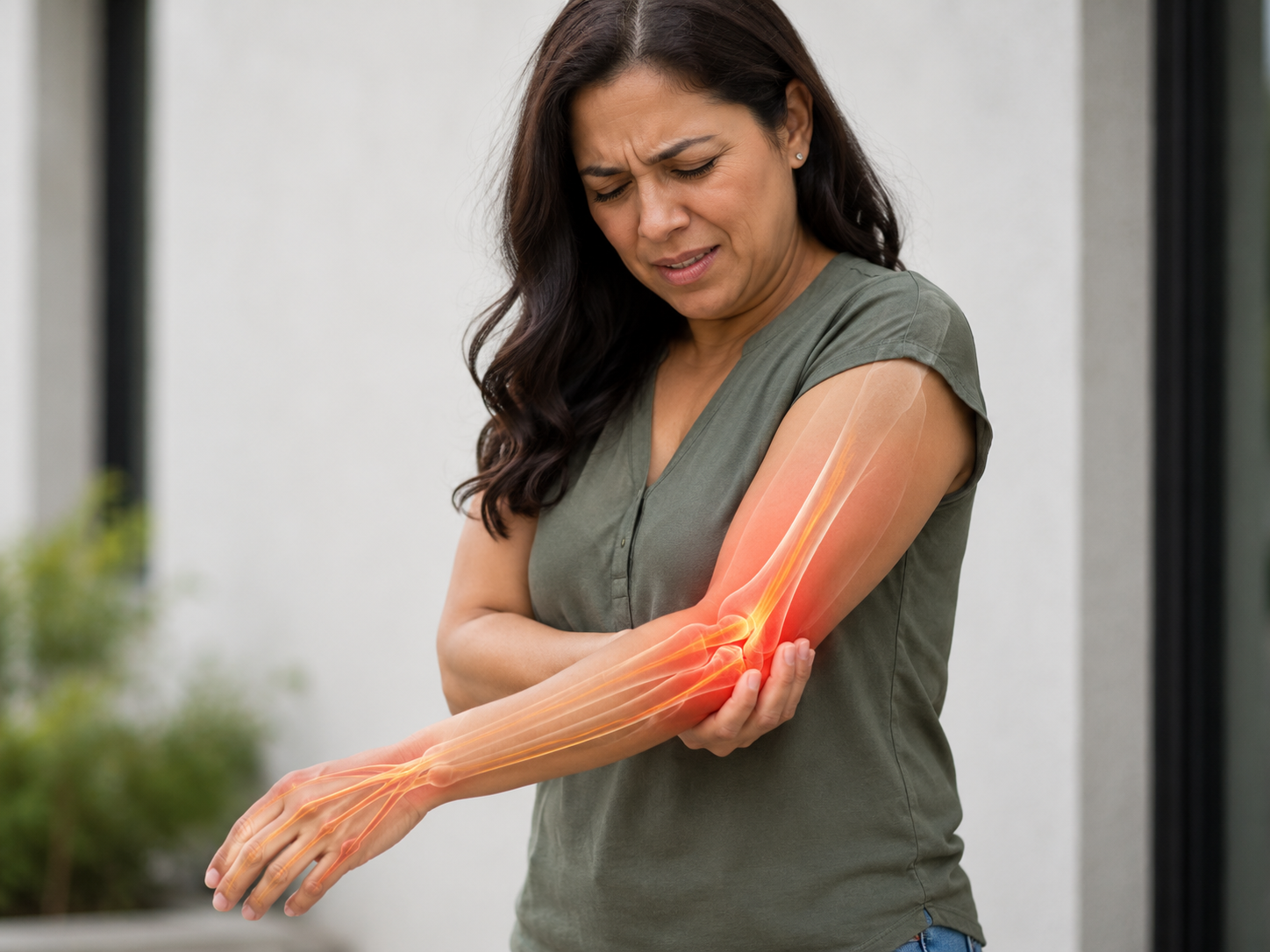 Medical image showing cervical radiculopathy, nerve compression in the neck, and treatment planning